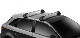 Thule Wingbar Edge Clamp Silver | Audi A3 8V Hatchback 2012- | Bagażnik dachowy belki