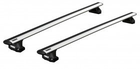 Thule Wingbar Evo Fixpoint Silver | Mercedes C-Klasa W204 Sedan bez szklanego dachu 2007-2014 | Bagażnik dachowy belki