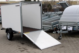 Przyczepa Brenderup Cargo CD260 z rampą najazdową